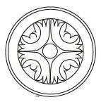 JK-A7-ASO – Ornament – A7 – Creme Glazed