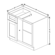 Base Blind Corner (L/R)  technical diagram