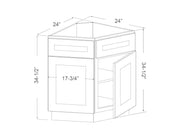 Base End Corner  technical diagram