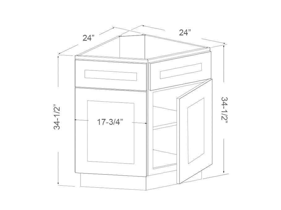 Base End Corner  technical diagram