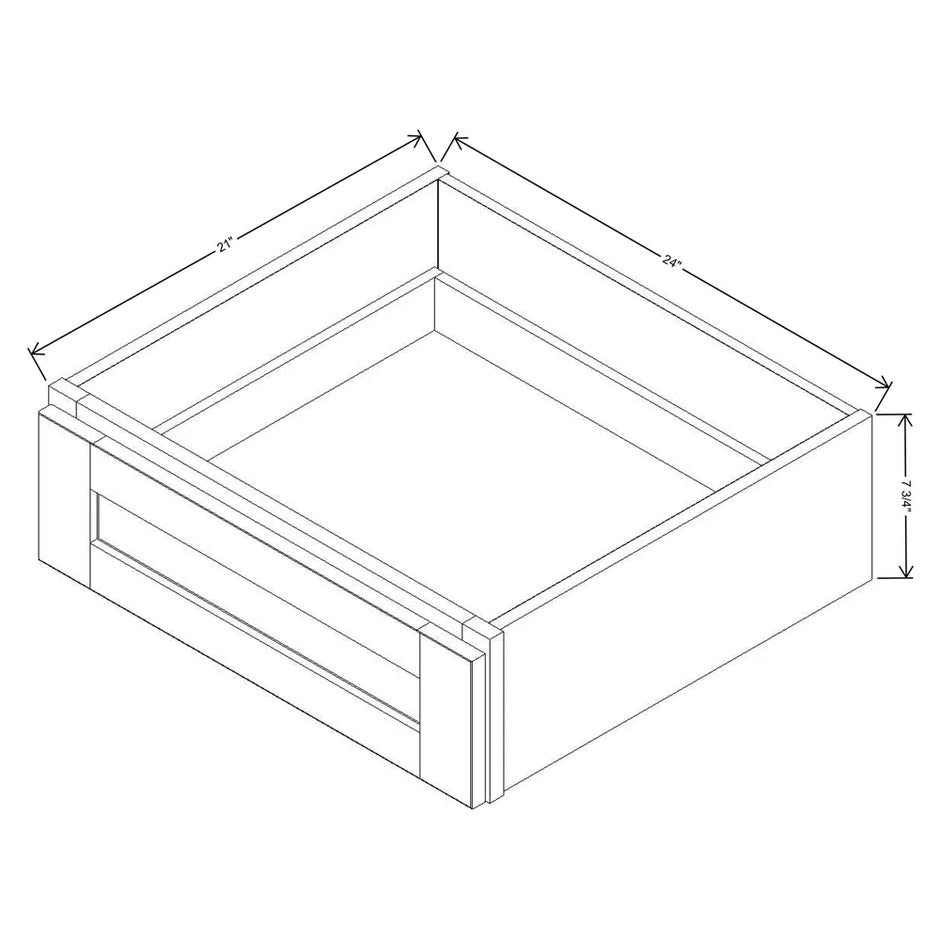 Knee Drawer  technical diagram