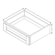 Knee Drawer  technical diagram