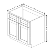 Sink Base With 2 Doors  technical diagram