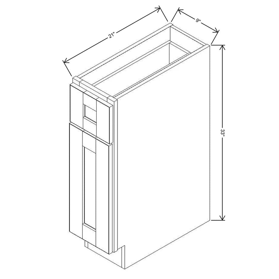 Vanity Base Cabinet  technical diagram