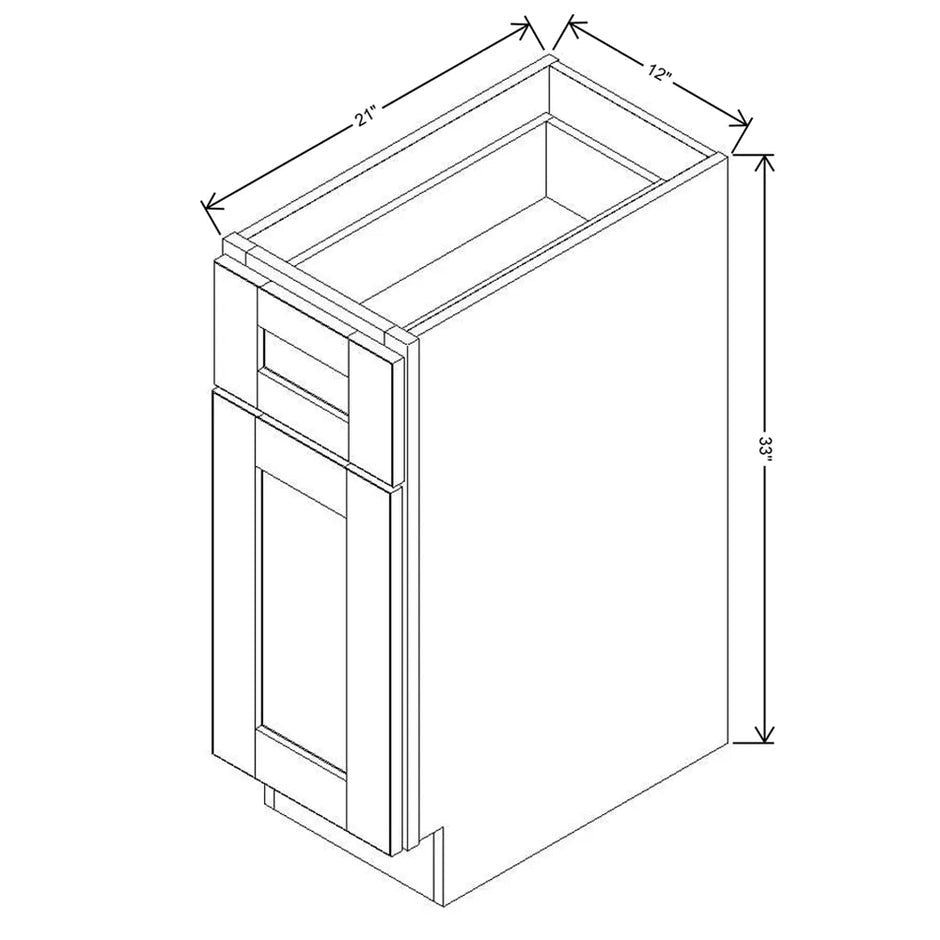 Vanity Base Cabinet  technical diagram