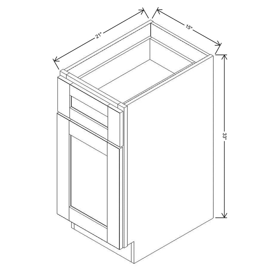 Vanity Base Cabinet  technical diagram