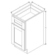 Vanity Base Cabinet  technical diagram