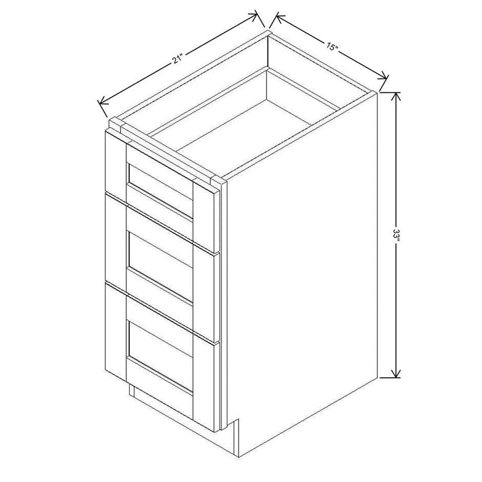 Vanity Drawer Base  technical diagram