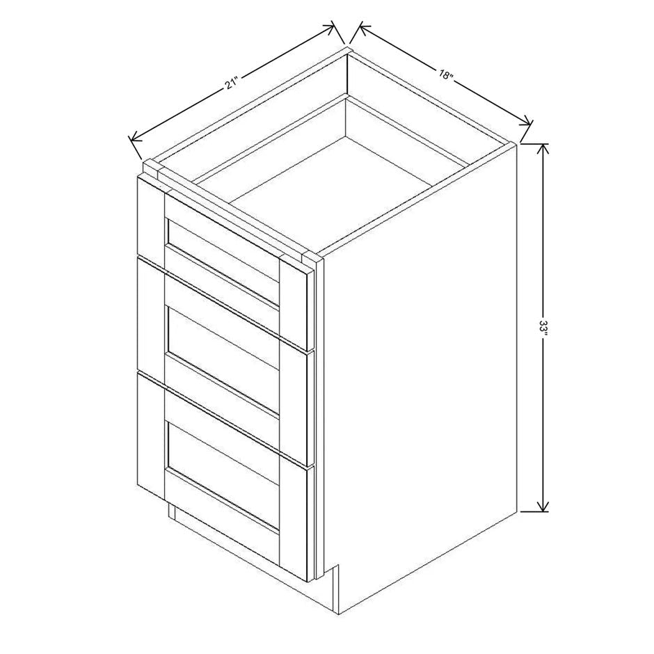 Vanity Drawer Base  technical diagram