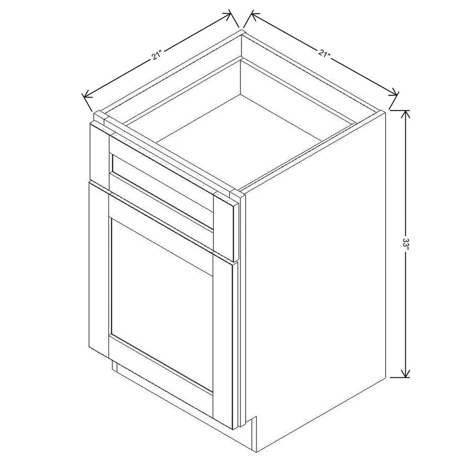 Vanity Base Cabinet  technical diagram