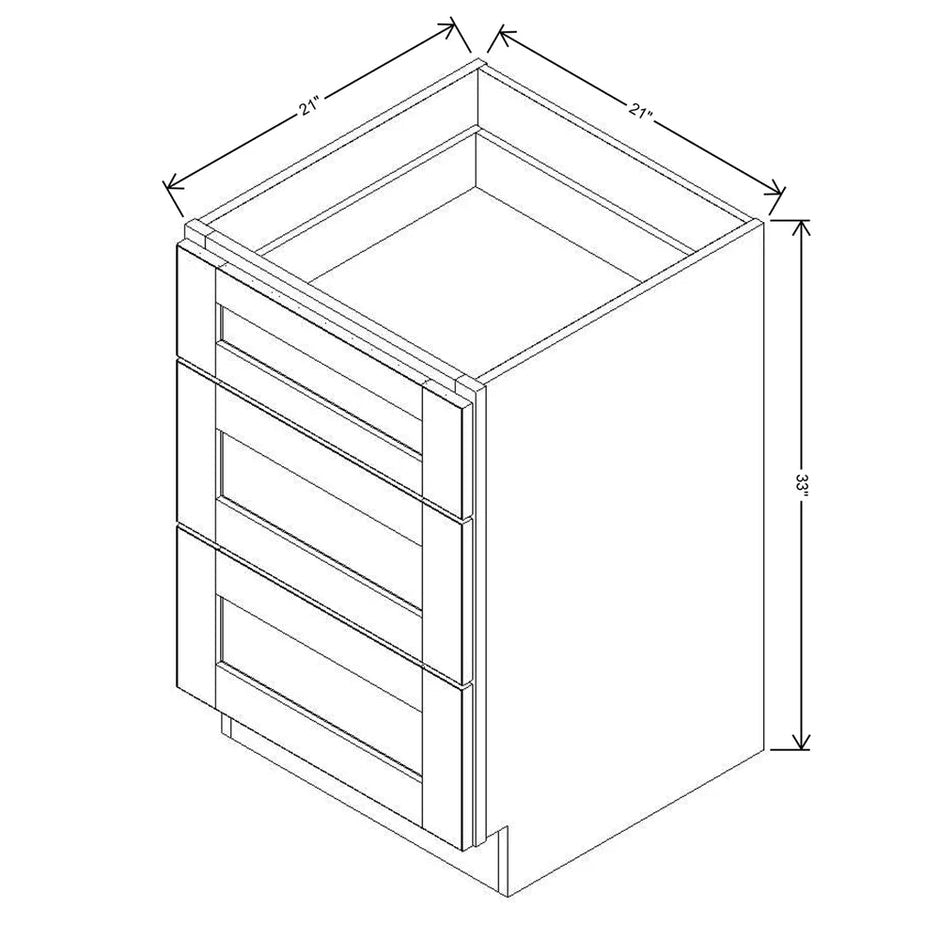 Vanity Drawer Base  technical diagram