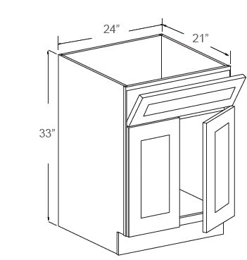 Vanity Sink Cabinet  technical diagram