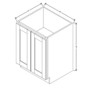 Vanity Base Cabinet  technical diagram