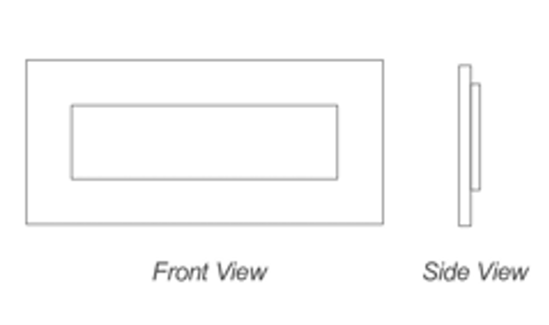 JK-A7-D30 – Replacement Top Drawer Panel – A7 – Creme Glazed