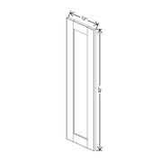 Replacement Wall Door Panel 30/36/42H  technical diagram