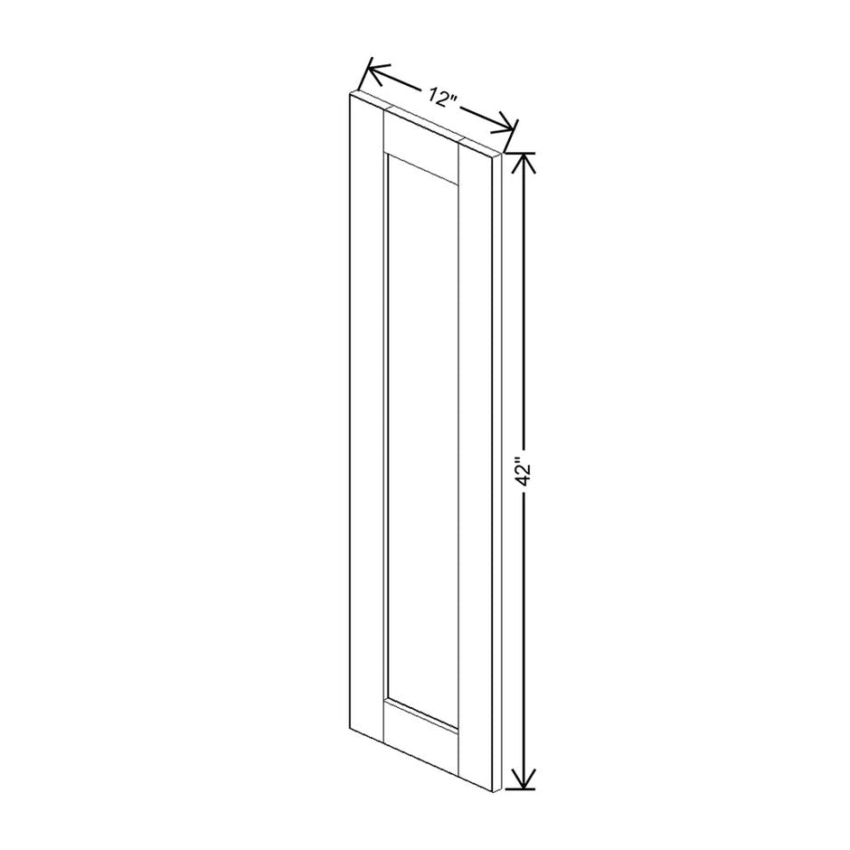 Replacement Wall Door Panel 30/36/42H  technical diagram