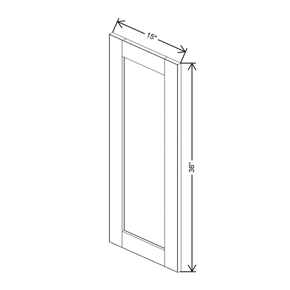 Replacement Wall Door Panel 30/36/42H  technical diagram