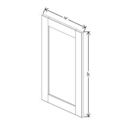 Replacement Wall Door Panel 30/36/42H  technical diagram