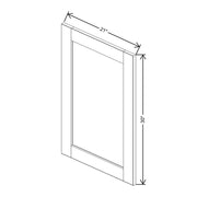 Replacement Wall Door Panel 30/36/42H  technical diagram