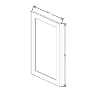Replacement Wall Door Panel 30/36/42H  technical diagram