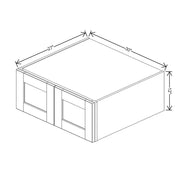 Refrigerator Wall Cabinet 12" H  technical diagram