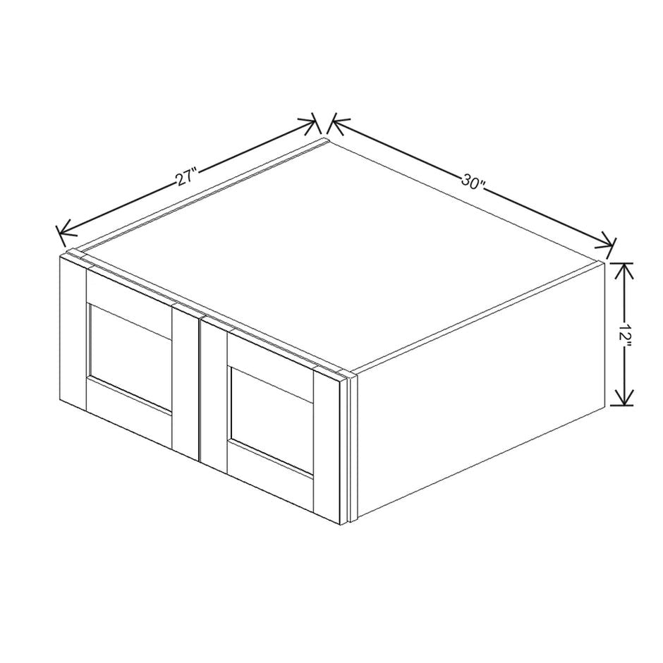 Refrigerator Wall Cabinet 12" H  technical diagram