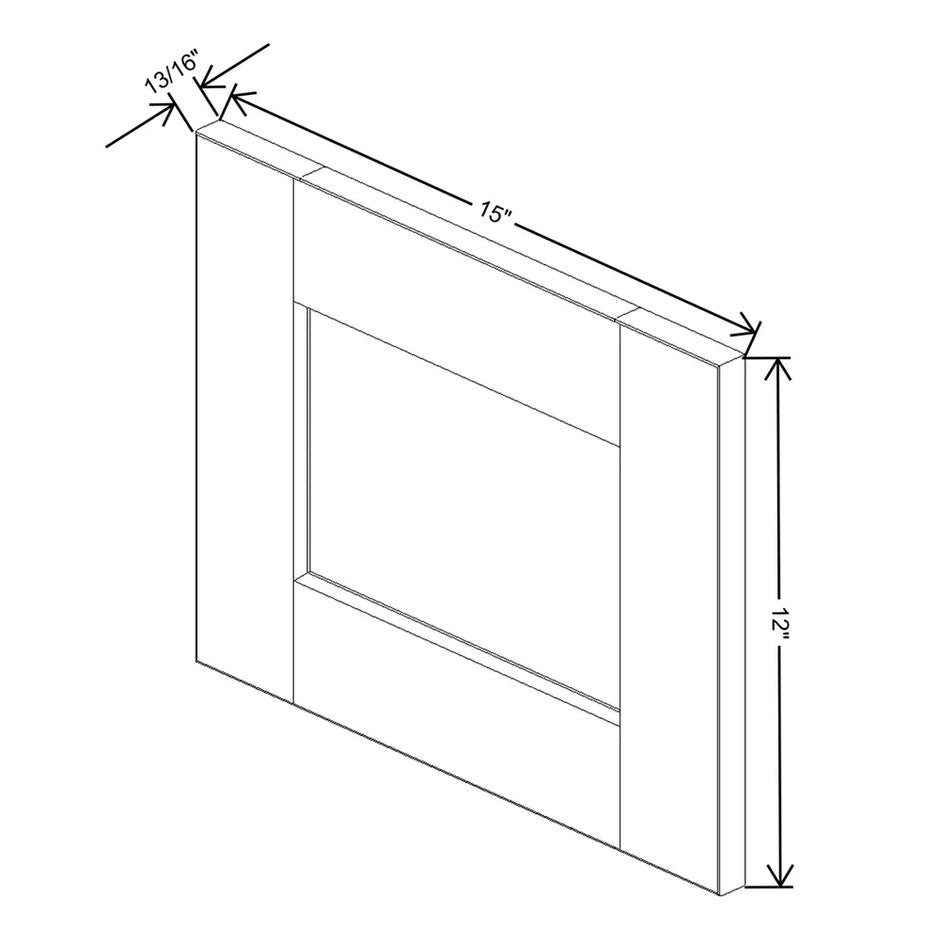Replacement Wall Door Panel 12/15/18H  technical diagram