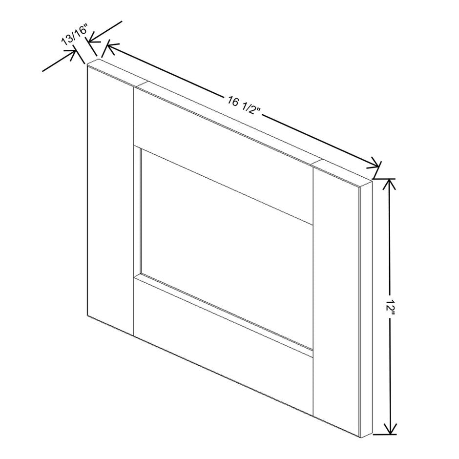 Replacement Wall Door Panel 12/15/18H  technical diagram