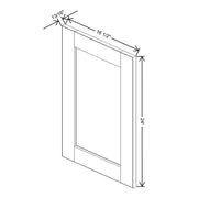 Replacement Wall Door Panel 21" H / 24" H  technical diagram