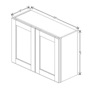 Wall Cabinet 24" H  technical diagram