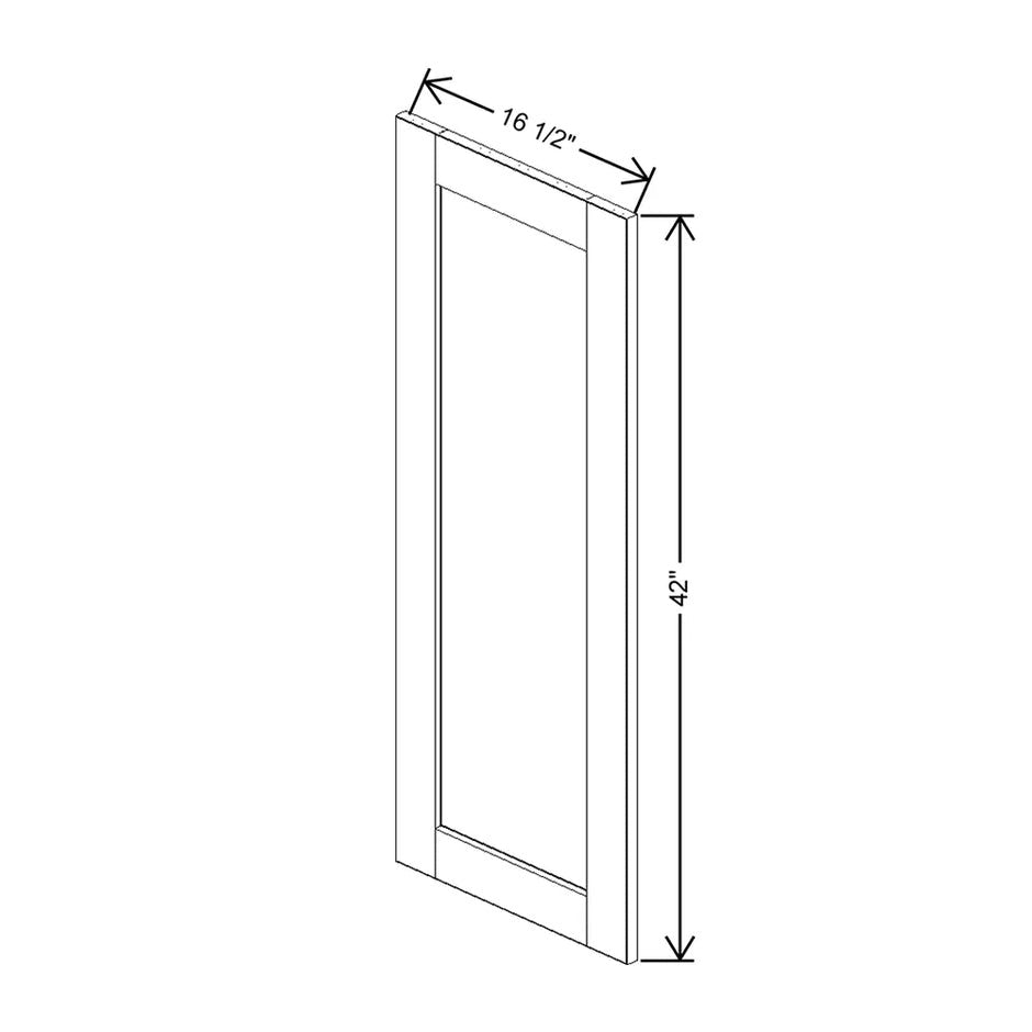 Replacement Wall Door Panel 30/36/42H  technical diagram