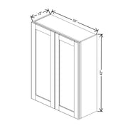 Wall Cabinet 42" H  technical diagram