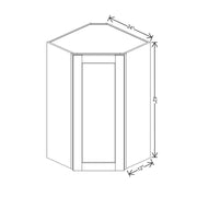Wall Diagonal Corner 42" H  technical diagram