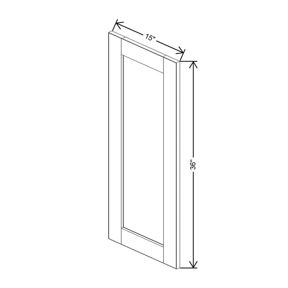 Replacement Glass Insert Door Panel technical diagram