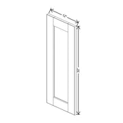 JK-E2-WMDC2430 – Replacement Glass Insert Door Panel – E2 – Charcoal