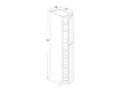 Pantry Cabinet 84" / 90" / 96" H  technical diagram