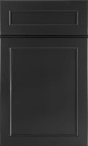Charcoal cabinet door finish sample