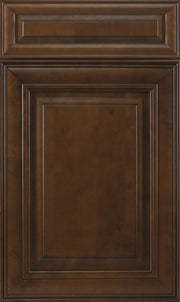 Chocolate Glazed cabinet door finish sample