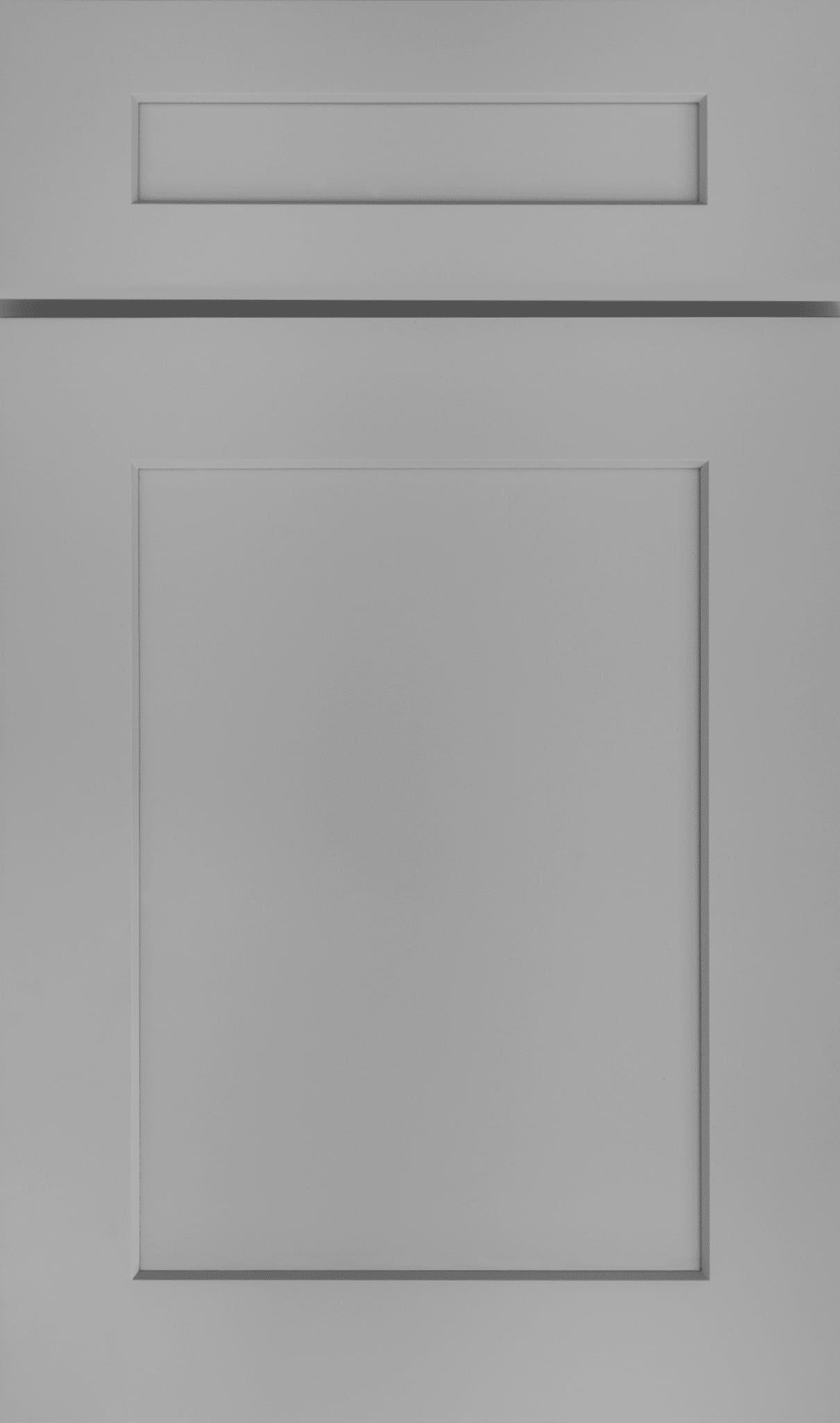 Castle Grey cabinet door finish sample